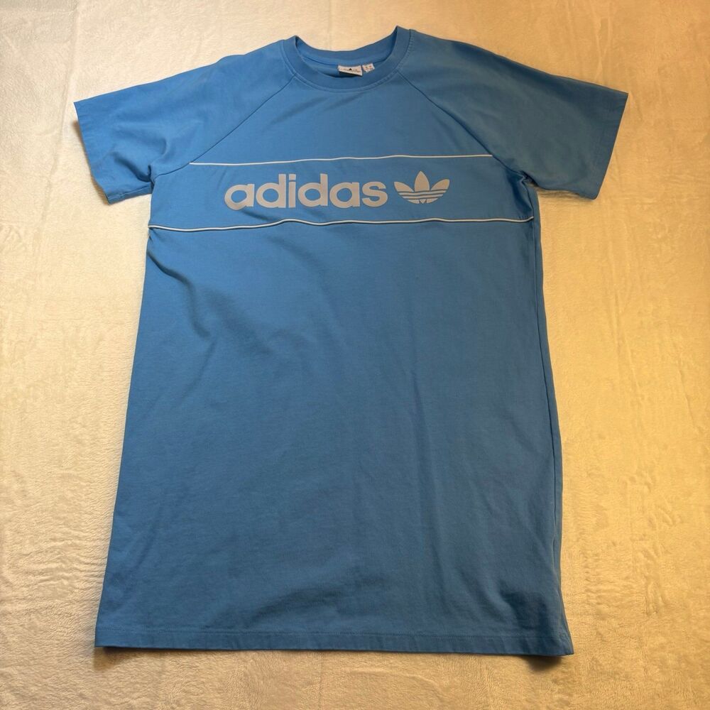 Adidas Originals Trefoil T Shirt Men’s Medium Blue Logo Graphic Tee